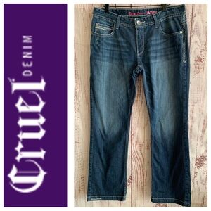 “Jayley” Trouser Jeans  { Cruel Denim }